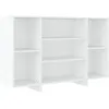 Image de vidaXL Buffet blanc 120x30x75 cm bois d'ingÃ©nierie