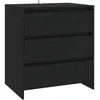 Image de vidaXL Buffet Noir 70x41x75 cm AgglomÃ©rÃ©