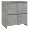 Image de vidaXL Buffet Gris bÃ©ton 70x41x75 cm AgglomÃ©rÃ©
