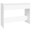 Image de vidaXL Table console Blanc 100x35x76,5 cm AgglomÃ©rÃ©