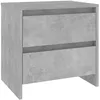 Image de vidaXL Table de chevet Gris bÃ©ton 45x34,5x44,5 cm AgglomÃ©rÃ©