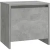 Image de vidaXL Table de chevet gris bÃ©ton 45x34x44,5 cm bois d'ingÃ©nierie