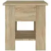 Image de Bouts de canapé, guéridons VidaXL  Table basse  chêne sonoma 40x40x42 cm bois d'ingénierie P31600271