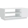 Image de vidaXL Table basse Blanc 102x55x43 cm AgglomÃ©rÃ©