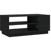 Image de vidaXL Table basse Noir 102x55x43 cm AgglomÃ©rÃ©