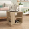 Image de vidaXL Table basse ChÃªne sonoma 40x40x43 cm Bois d'ingÃ©nierie