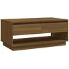Image de vidaXL Table basse ChÃªne marron 102,5x55x44 cm AgglomÃ©rÃ©