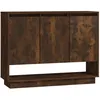 Image de Vidaxl Buffet ChÃªne FumÃ© 97x31x75 Cm AgglomÃ©rÃ©