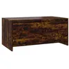 Image de Vidaxl Table Basse ChÃªne FumÃ© 90x50x41,5 Cm AgglomÃ©rÃ©