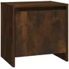 Image de Vidaxl Table De Chevet ChÃªne FumÃ© 45x34x44,5 Cm Bois D'ingÃ©nierie