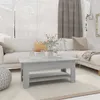 Image de vidaXL Table basse Sonoma gris 102x55x42 cm AgglomÃ©rÃ©