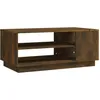 Image de Vidaxl Table Basse ChÃªne FumÃ© 102x55x43 Cm AgglomÃ©rÃ©