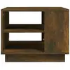 Image de Tables de chevet VidaXL  Table basse  chêne fumé 55x55x43 cm bois d'ingénierie P31600381