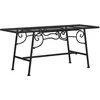 Image de Vidaxl Banc Tour D'arbre 110 Cm Noir Acier