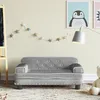 Image de vidaXL Armoires murales 2 pcs Gris 30x30x100 cm Bois de pin massif