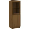 Image de vidaXL Buffet Marron miel 37x34x110 cm Bois massif de pin