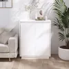 Image de vidaXL Buffet Blanc 60x34x75 cm Bois massif de pin