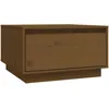 Image de vidaXL Table basse Marron miel 55x56x32 cm Bois massif de pin