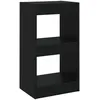 Image de vidaXL BibliothÃ¨que/SÃ©parateur de piÃ¨ce Noir 40x30x72 cm