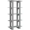 Image de vidaXL BibliothÃ¨que/SÃ©parateur de piÃ¨ce Sonoma gris 80x30x160 cm