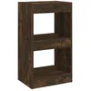 Image de Vidaxl BibliothÃ¨que/SÃ©parateur De PiÃ¨ce ChÃªne FumÃ© 40x30x72 Cm