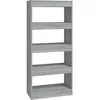Image de vidaXL BibliothÃ¨que/Cloison Sonoma gris 60x30x135 cm Bois d'ingÃ©nierie