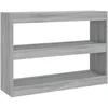 Image de vidaXL BibliothÃ¨que/SÃ©parateur de piÃ¨ce Sonoma gris 100x30x72 cm