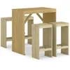 Image de Vidaxl Meubles De Bar De Jardin 5 Pcs Bois De Pin ImprÃ©gnÃ©