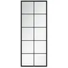 Image de vidaXL Miroir mural Noir 100x40 cm MÃ©tal