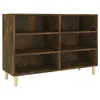 Image de vidaXL Buffet ChÃªne fumÃ© 103,5x35x70 cm AgglomÃ©rÃ©