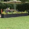Image de Vidaxl JardiniÃ¨re Acier Enduit De Poudre 332x40x36 Cm Anthracite