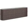 Image de Vidaxl JardiniÃ¨re De Jardin Acier Enduit De Poudre 224x40x68 Cm Marron