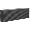 Image de Vidaxl JardiniÃ¨re De Jardin Acier Enduit Poudre 224x40x68cm Anthracite