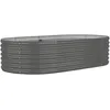 Image de Vidaxl JardiniÃ¨re De Jardin Acier Enduit De Poudre 152x80x36 Cm Gris