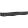 Image de Vidaxl JardiniÃ¨re De Jardin Acier Enduit Poudre 368x80x36cm Anthracite