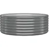 Image de Vidaxl JardiniÃ¨re De Jardin Acier Enduit De Poudre 100x100x36 Cm Gris