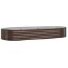 Image de Vidaxl JardiniÃ¨re De Jardin Acier Enduit De Poudre 249x100x36cm Marron
