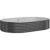 Image de Vidaxl JardiniÃ¨re Acier Enduit De Poudre 214x140x36 Cm Anthracite