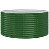 Image de Vidaxl JardiniÃ¨re Vert 140x140x68 Cm Acier Enduit De Poudre