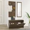 Image de Vidaxl Salon De Jardin 5 Pcs Avec Coussins Anthracite Bois De Pin