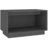 Image de vidaXL Meuble TV Gris 60x35x35 cm Bois de pin massif