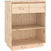 Image de vidaXL Armoire console 60x34x75 cm Bois de pin solide