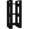 Image de vidaXL BibliothÃ¨que/SÃ©parateur de piÃ¨ce Noir 41x35x91 cm Pin solide