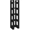 Image de vidaXL BibliothÃ¨que/SÃ©parateur de piÃ¨ce Noir 41x35x160 cm Pin solide