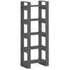 Image de vidaXL BibliothÃ¨que/SÃ©parateur de piÃ¨ce Gris 60x35x160 cm Bois massif