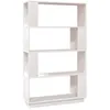 Image de vidaXL BibliothÃ¨que/SÃ©parateur de piÃ¨ce Blanc 80x25x132 cm Pin solide
