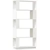 Image de vidaXL BibliothÃ¨que/SÃ©parateur de piÃ¨ce Blanc 80x25x163,5cm Pin solide