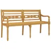 Image de Vidaxl Banc Batavia 150 Cm Bois Massif De Teck