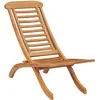 Image de Vidaxl Chaise De Jardin Pliable 50x90x69 Cm Bois De Teck Massif