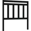 Image de vidaXL TÃªte de lit Noir 81x4x100 cm Bois massif de pin